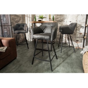 BERNARD design bárszék - antik szürke