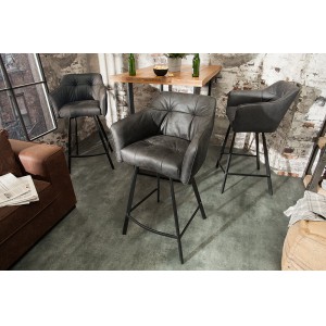 BERNARD design bárszék - antik szürke