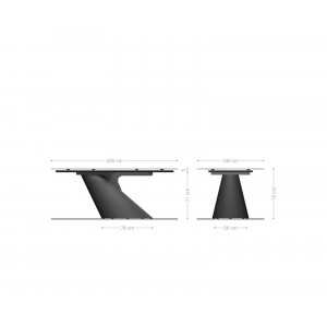 FIORELLI prémium kerámia étkezőasztal - 200cm