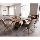 BOLERO DARK prémium akác étkezőasztal - 200cm