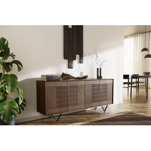 MARSALA prémium mangófa komód - 145/170cm bútor