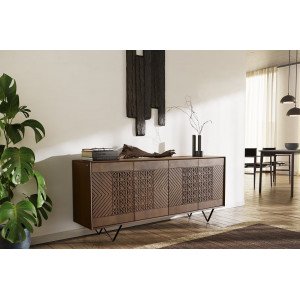 MARSALA prémium mangófa komód - 145/170cm bútor