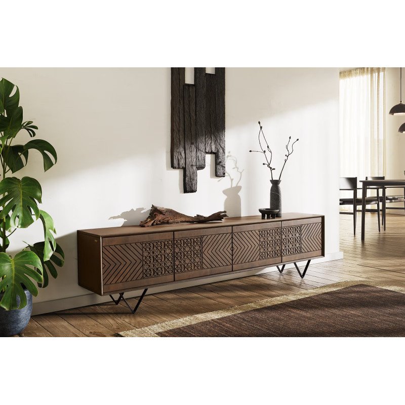 MARSALA prémium mangófa TV-szekrény - 200cm