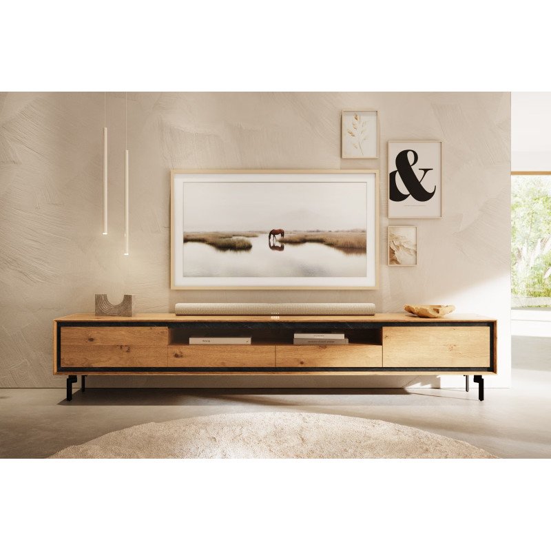 STONEGRACE prémium tölgy TV-szekrény - 240cm