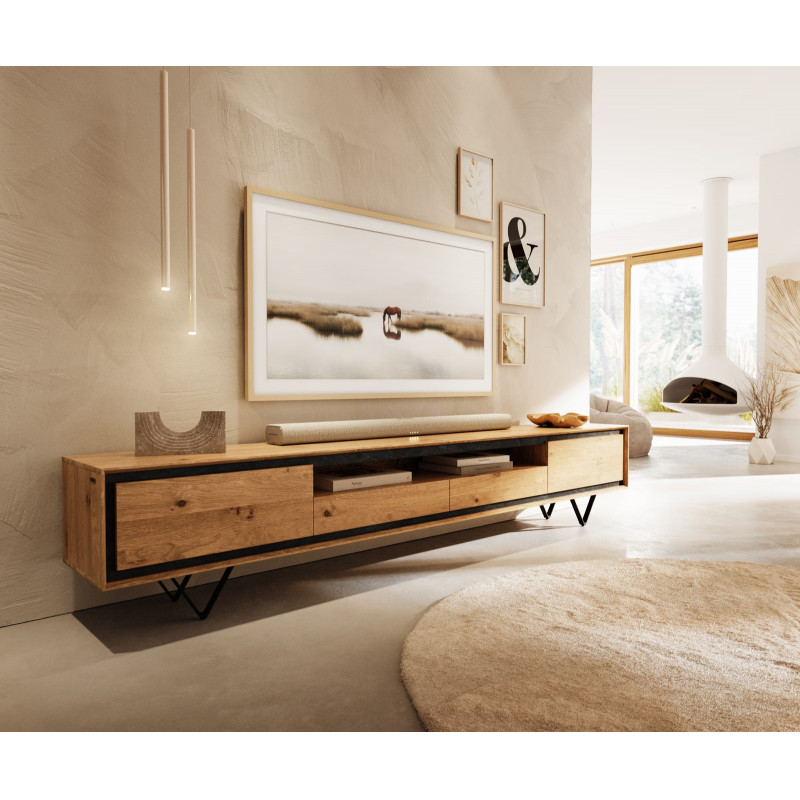 STONEGRACE prémium tölgy TV-szekrény - 240cm