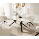 ISERNIA prémium kerámia étkezőasztal - 220cm