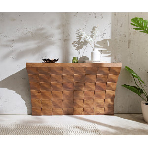 SASSARI prémium akác konzolasztal -120cm