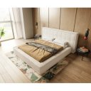 TIZIANA prémium bouclé ágykeret - beige - 180x200cm