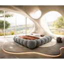 PERILLA prémium ágykeret - szürke - 180x200cm