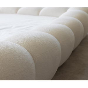 PERILLA prémium bouclé ágykeret - beige - 180x200cm