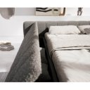 PAVAROTTI prémium  ágykeret -180cm - beige/szürke bouclé