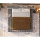 PAVAROTTI prémium  ágykeret -180cm - taupe/szürke