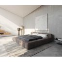 PAVAROTTI prémium  ágykeret -180cm - taupe/szürke