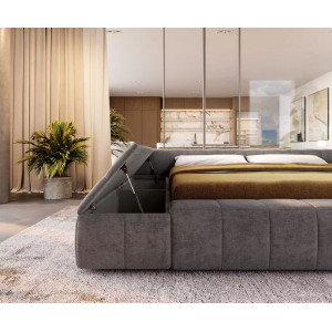 PAVAROTTI prémium  ágykeret -180cm - taupe/szürke