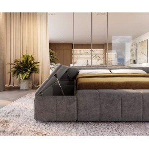 PAVAROTTI prémium  ágykeret -180cm - taupe/szürke