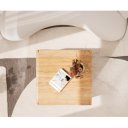 ZEPHIRO prémium akác dohányzóasztal - 90/100cm