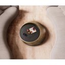 MELILLA design dohányzóasztal - 100cm - arany/ezüst