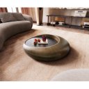 MELILLA design dohányzóasztal - 100cm - arany/ezüst