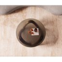 MERIDA design dohányzóasztal - 90cm - arany/ezüst