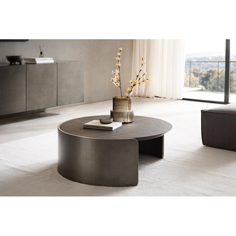 OLIMPIA prémium kerámia dohányzóasztal - 93cm