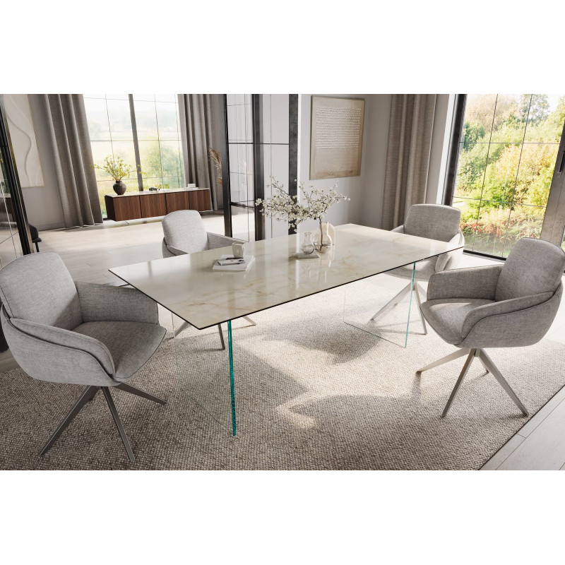 PIEMONTE prémium kerámia étkezőasztal - 200cm