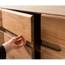 NOTTURNO prémium akác fali TV-szekrény - 200/220cm