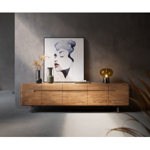 NOTTURNO prémium akác TV-szekrény - 200/220cm