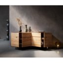 NOTTURNO prémium akác komód - 145/175cm