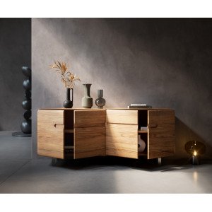 NOTTURNO prémium akác komód - 145/175cm