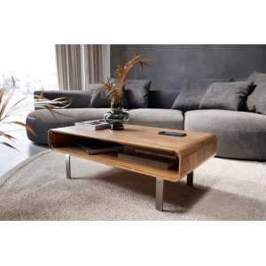 NOTTURNO prémium akác dohányzóasztal - 100cm bútor