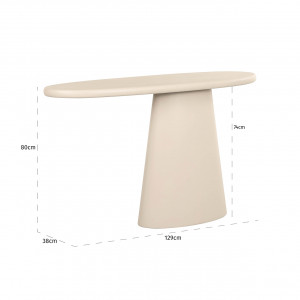 SOLON exkluzív konzolasztal - 129cm