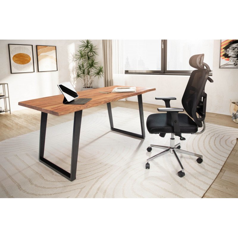 LIGNO tömör akác íróasztal - 120/140/160/180/200cm