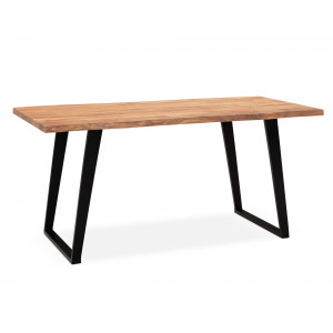 MERIDO tömör akác étkezősztal - 120/140/160/180/200cm