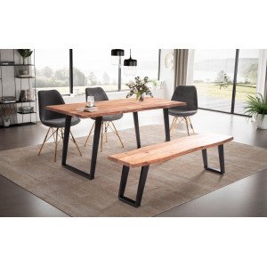MERIDO tömör akác étkezősztal - 120/140/160/180/200cm Étkezőasztalok