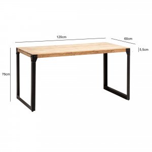 FACTORY tömör akác étkezősztal - 120/140/160/180cm