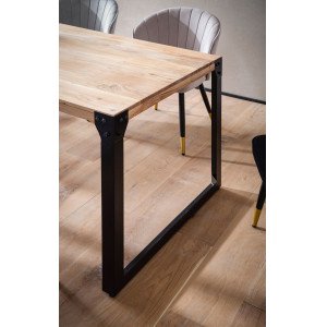 FACTORY tömör akác étkezősztal - 120/140/160/180cm