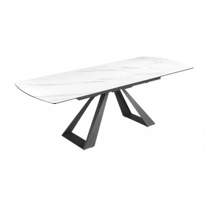 CONCORD MARBLE design bővíthető kerámia étkezőasztal - 180-230cm