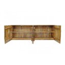 ELIXYR luxus mangófa fali komód - 177cm - barna