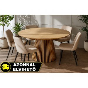 VALHALLA modern kerek étkezőasztal - 140cm Étkezőasztalok