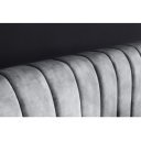 AMSTERDAM exkluzív bársony ágykeret - szürke - 160x200cm