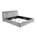 AMSTERDAM exkluzív bársony ágykeret - szürke - 160x200cm