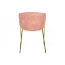 NOBELSSE design bársony szék - mályva/beige/kék