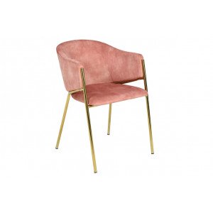 NOBELSSE design bársony szék - mályva/beige/kék