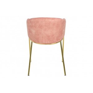 NOBELSSE design bársony szék - mályva/beige/kék