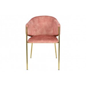 NOBELSSE design bársony szék - mályva/beige/kék