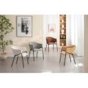 NOBELSSE design szék - mustár/barna/beige/szürke