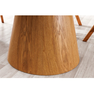 UNIQUE design kerámia étkezőasztal - 120cm - tölgy