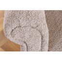 MAISON BELLE modern ágyazható kanapé - 220cm - beige bouclé