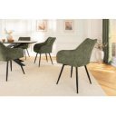 NOVA design forgatható szék - barna/zöld/fehlér/szürke