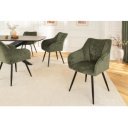 NOVA design forgatható szék - barna/zöld/fehlér/szürke